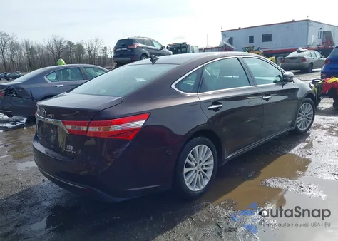 2014 Toyota Avalon Hybrid Limited z USA, uszkodzony, nr VIN 4T1BD1EB6EU031102